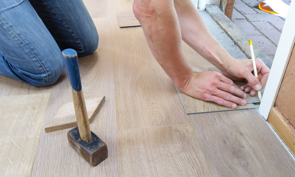 Installation process for new flooring
